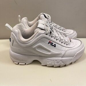 Fila Women’s Disruptor 2 Platform Chunky Sneakers White – Size 6.5